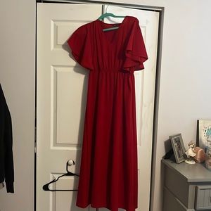 Long never been worn red dress